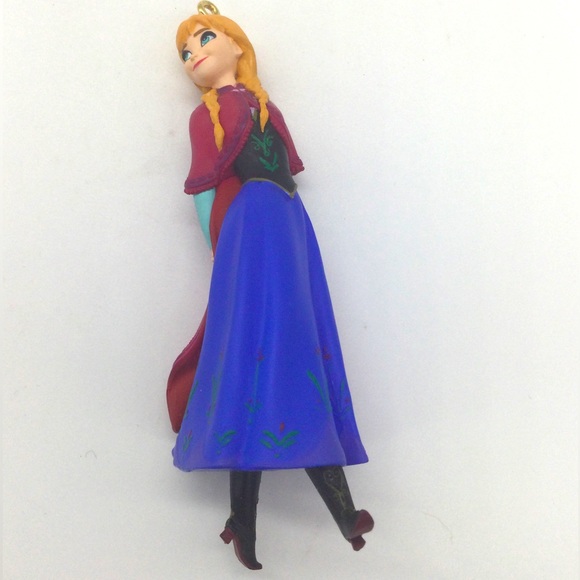 Disney frozen princess anna ornament in box 2015 hallmark 3.5” Christmas tree - Picture 2 of 6
